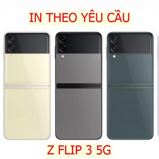 Ốp lưng Samsung Z Flip / Z Flip 3 5G / Z Flip 4 / Z Flip 5 in hình theo yêu cầu