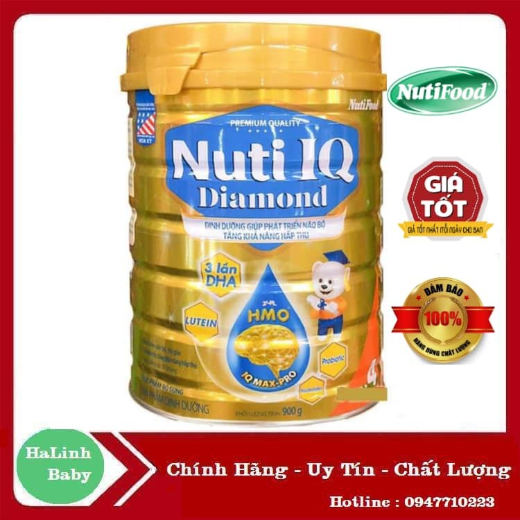 Sữa Nuti IQ Diamond số 1-2-3-4 900g (Date 2023)