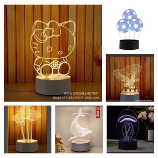 Đèn ngủ, đèn trang trí led 3D part 1