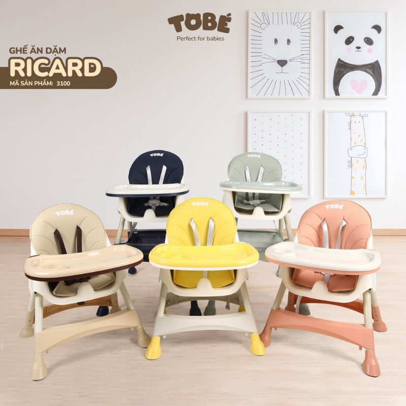 GHẾ CHO BÉ TẬP ĂN RẶM RICARD TOBE HÀNG CAO CẤP CHÍNH HÃNG