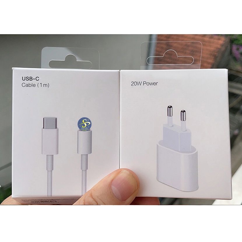 Sạc Nhanh 20W Chân Tròn,Sạc Nhanh Công Nghệ PD + Cáp Type C
