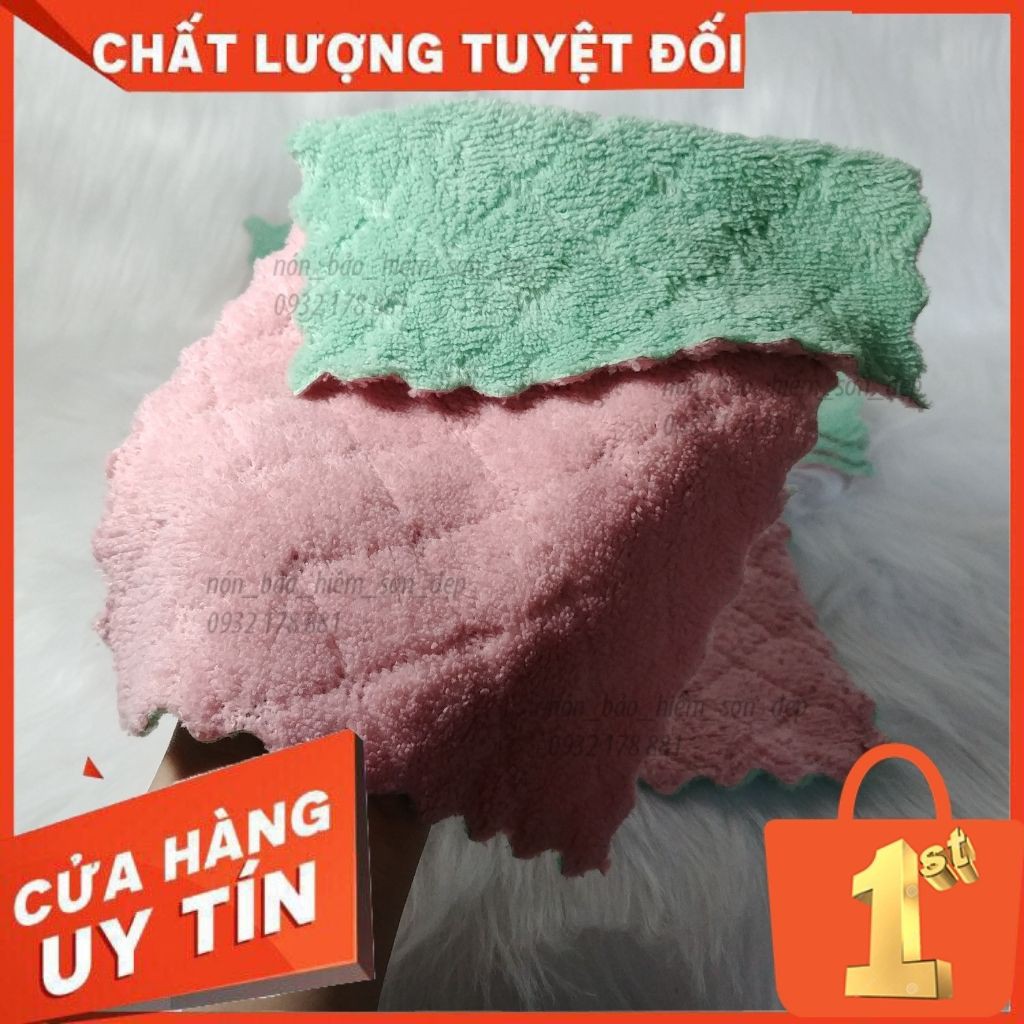 Khăn Lau Đa Năng Cao Cấp 2 Mặt_Khăn Lau Bếp_Khăn Lau Xe_Khăn Lau Nón_Khăn Giá Rẻ