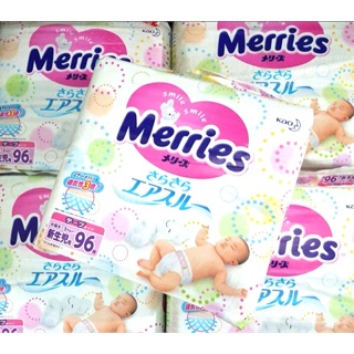 Tã bỉm merries nội địa Nhật NB90 dán,S82 dán M64 dán , M58 quần,L54 dán,L44 quần,XL 38 quần,XXL26