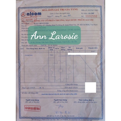 Derma Forte Gel Làm Giảm Mụn, Giảm Thâm Mụn  Có Hóa Đơn Đỏ