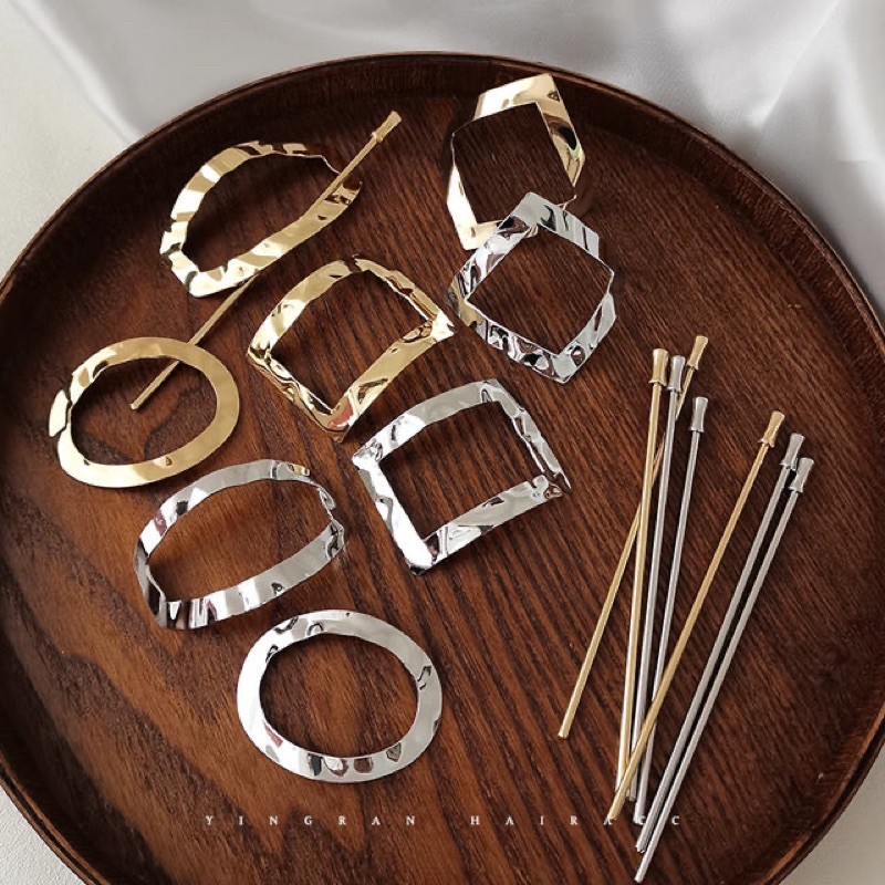 Kẹp tóc dạng gài phong cách đơn giản - phụ kiện tóc phong cách hàn quốc