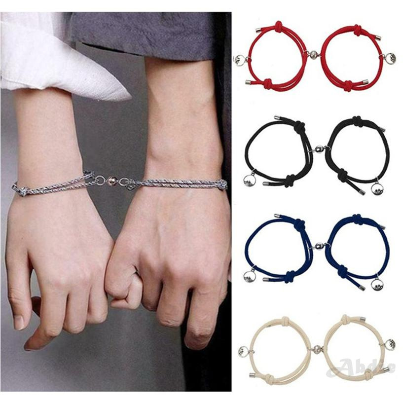 Nam châm mới hút nhau vòng tay cặp đôi, trang sức dây tay đeo đôi nam nữ 336