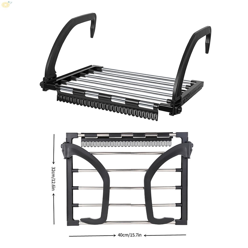【VARSTR】Tumble Dryer. Bar Holder Clothes Rack Drying Rack Folding Multi-function
