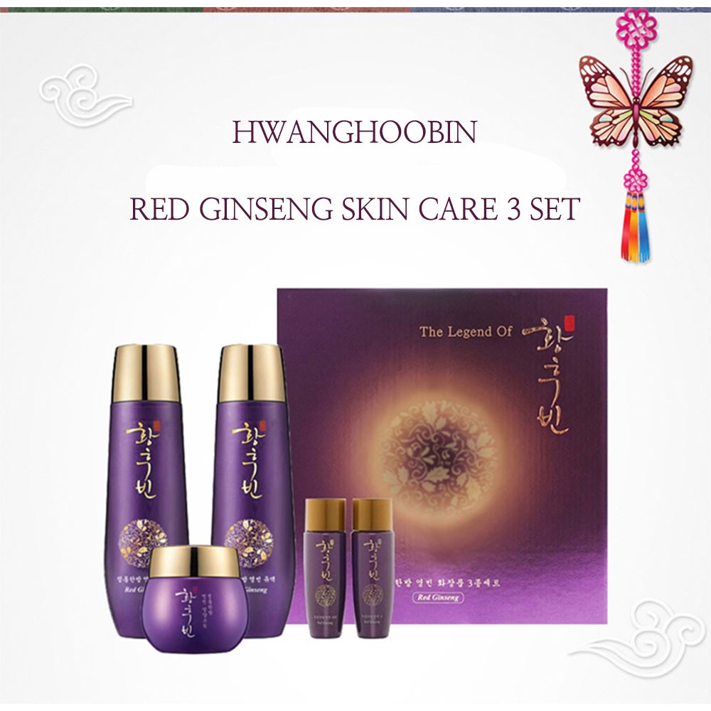 [Hwanghoobin] Set 3 Mỹ Phẩm Chăm Sóc Da Chiết Xuất Nhân Sâm