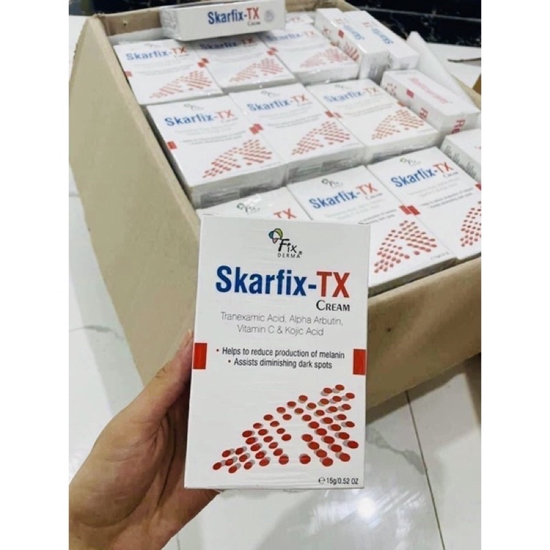 Kem dưỡng sáng da mờ thâm mờ tan nhag Skarfix-TX Fixderma