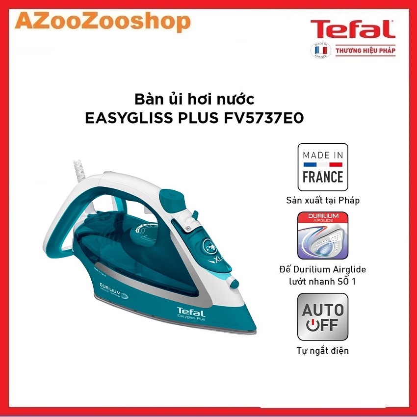 Bàn Ủi Hơi Nước Tefal FV5737E0-2500W - Gian Hàng Chính Hãng - BH 2 Năm