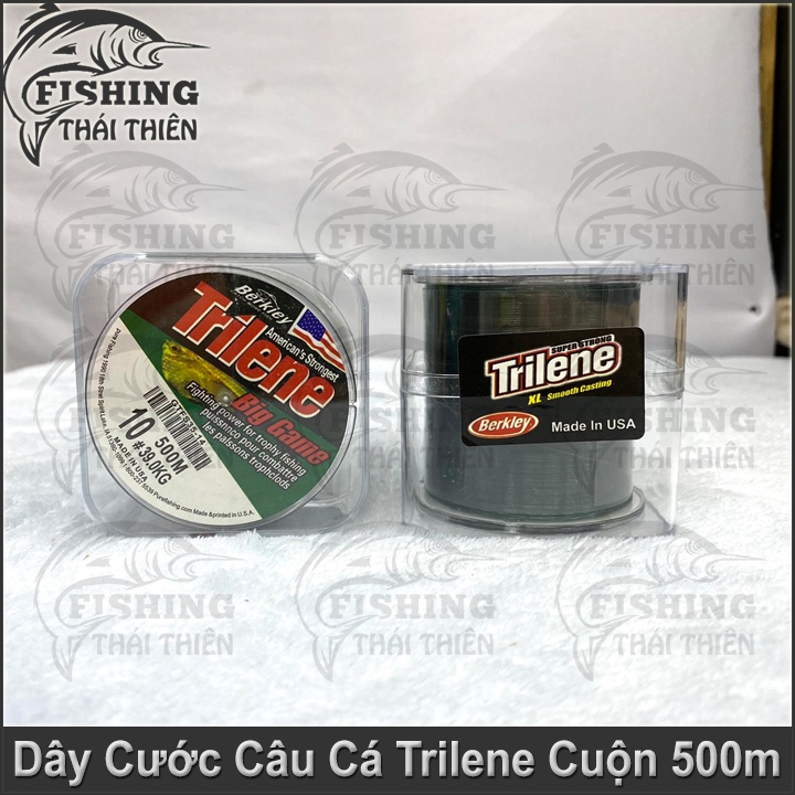 Dây Câu, Cước Câu Cá Trilene Big Game Siêu Bạo Lực Cuộn 500m Chuyên Dùng Câu Sông, Hồ Dịch Vụ Làm Thẻo Câu