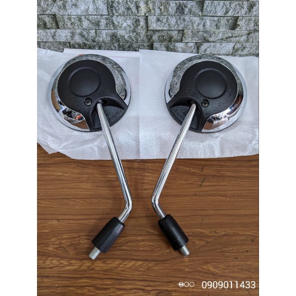 Kính hậu Scoopy mạ Crome