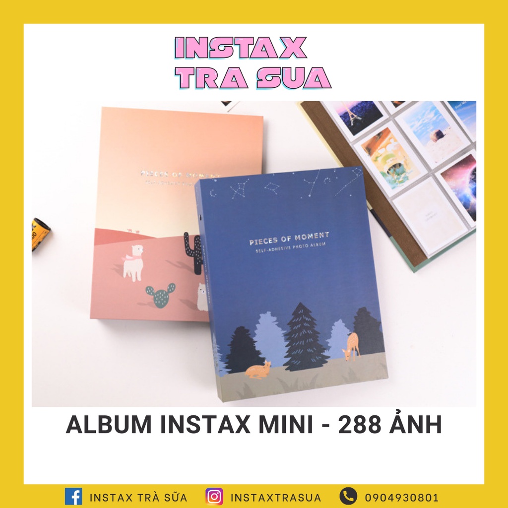 ALBUM INSTAX MINI (288 ảnh) - ALBUM ADHESIVE 288