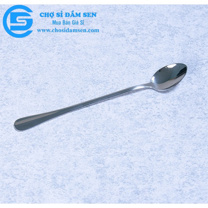 Muỗng inox cán dài Muỗng cà phê chất liệu thép không gỉ thiết kế tay cầm dài tiện dụng G337-Muongcafe