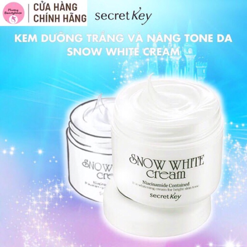 Kem Dưỡng Trắng Da Secret Key Snow White Cream Face 50gr