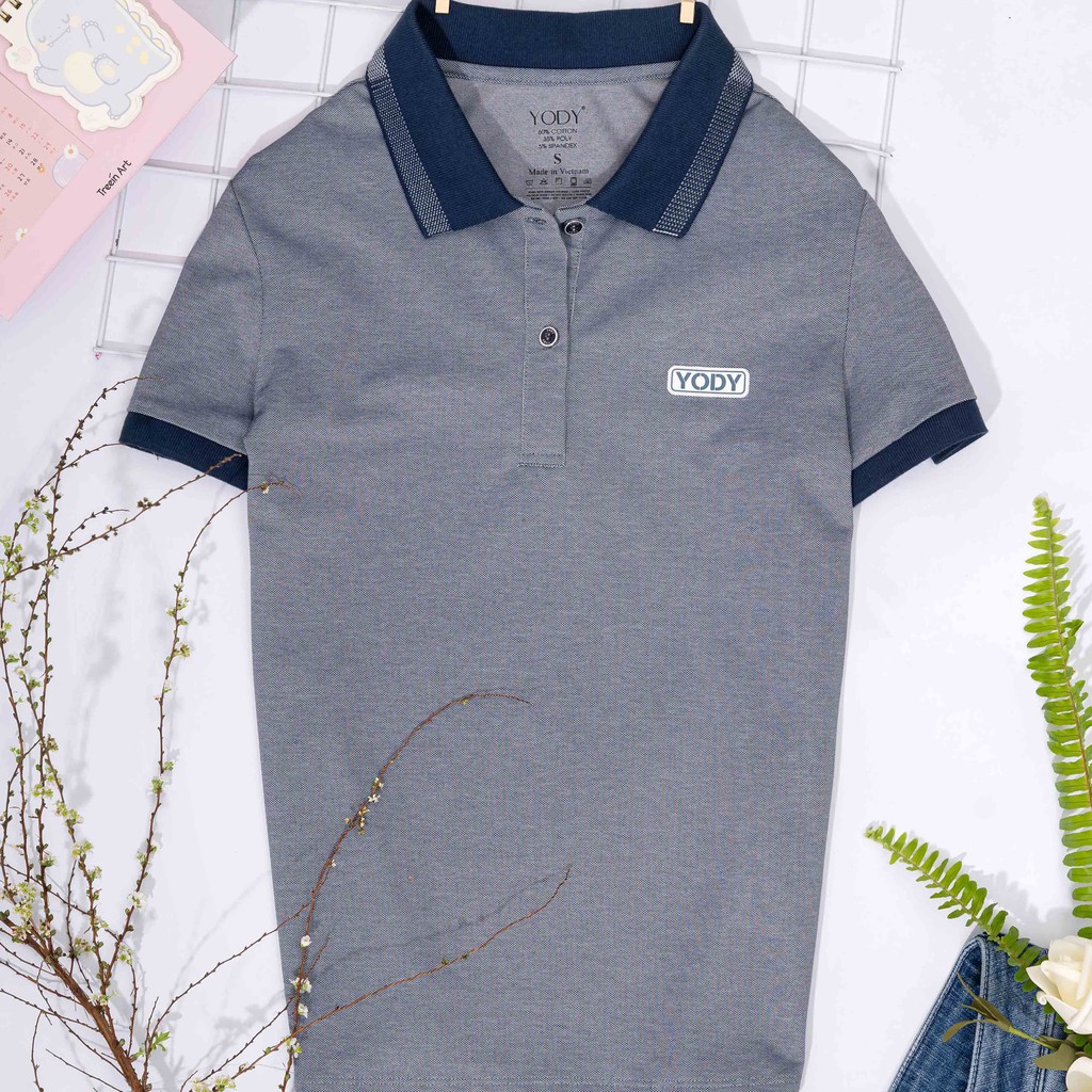 Áo Polo Nữ Mắt Chim YODY - Áo Cộc Tay Có Cổ Chất Liệu Cotton Thoáng Mát, Trẻ Trung, Năng Động, Độ Bền Cao - Mã APN3340 | BigBuy360 - bigbuy360.vn