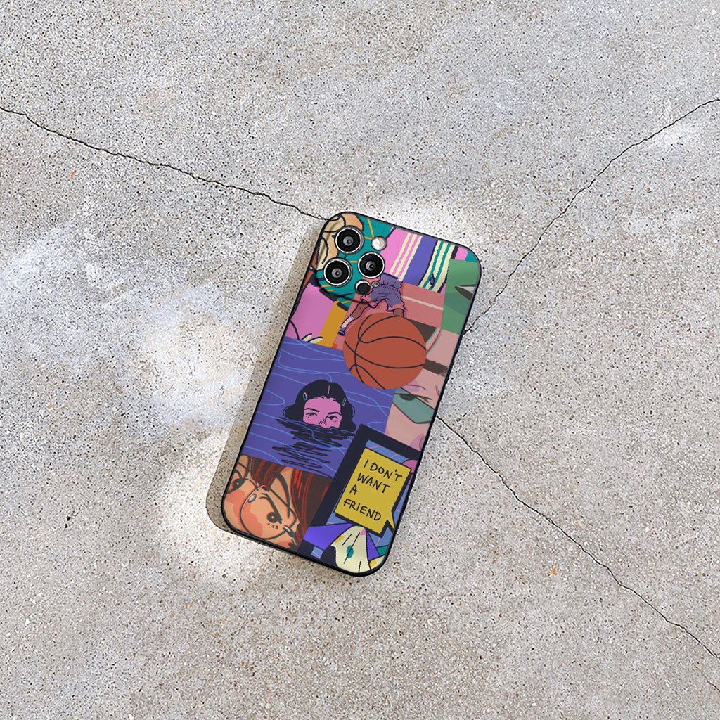 Ốp lưng iphone 13 pro max I don't want ốp bảo vệ camera vuông cạnh đủ mã 6 đến 11 12 13 promax tr299