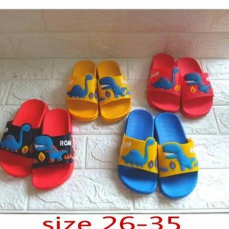 (shop 05t2pc > Ok Op B1) Sandal Cao Su Nhân Vật Dino