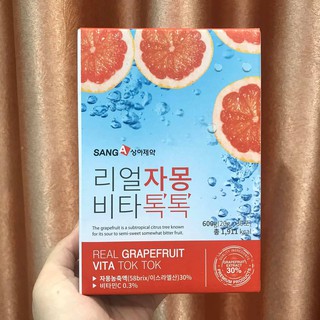 Nước ép bưởi giảm cân - trà bưởi giảm cân real grapefruit vita tok tok sanga hàn quốc - hangxachtaybaoanshop