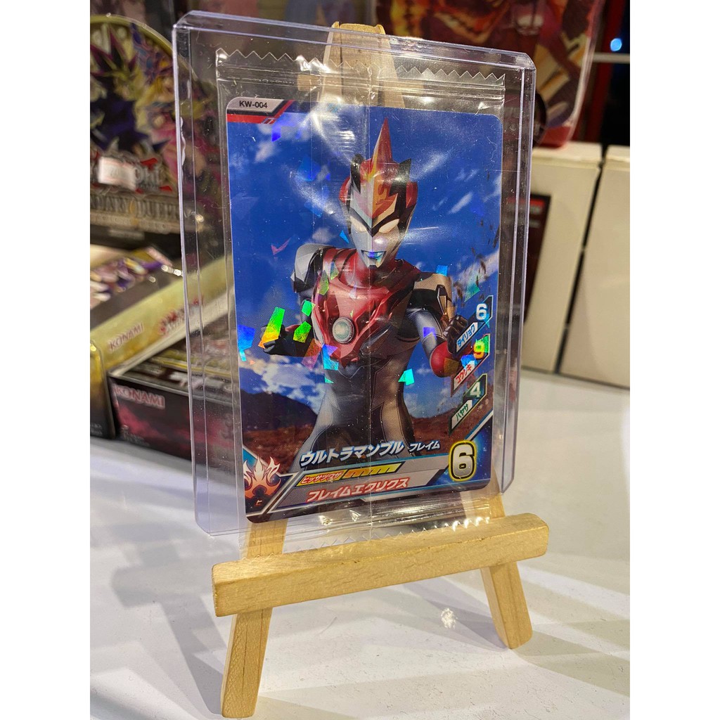 Thẻ bài sưu tầm bánh xốp Ultraman 6 - Ultraman Rosso - Tặng bọc bài nhựa bảo quản