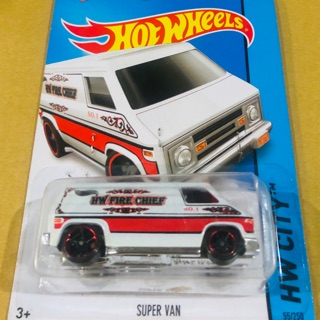 Hotwheels Xe mô hình Super Van trắng