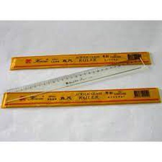 Thước kẻ mica 20cm - 30cm