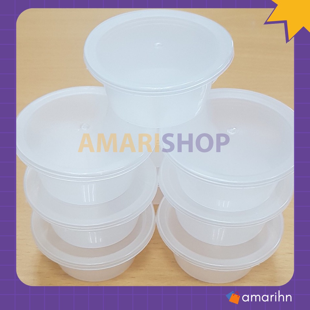 Túi 50 cốc caramen, hộp làm bánh flan, hũ rau câu số 0, số 1