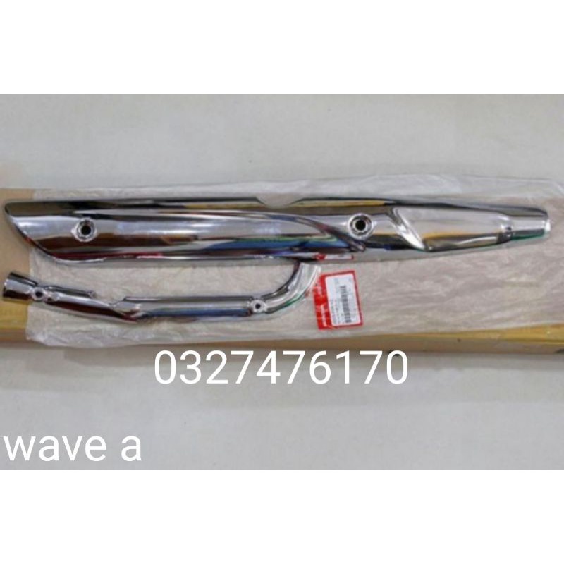 Pô ống xã xe wave A, RS , S100 luôn ốp vĩ zin honda