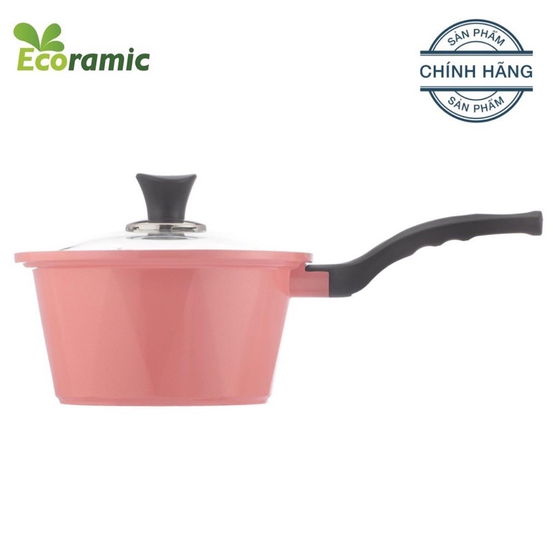 Quánh đáy từ Ecoramic Hàn Quốc phủ 7 lớp chống dính ceramic 18cm sử dụng tất cả loại bếp