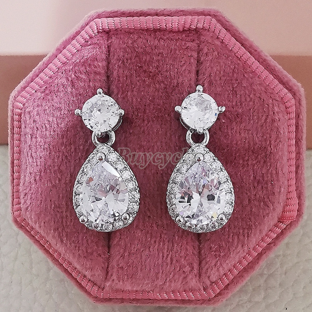 Khuyên Tai Nữ Đính Đá Thời Trang