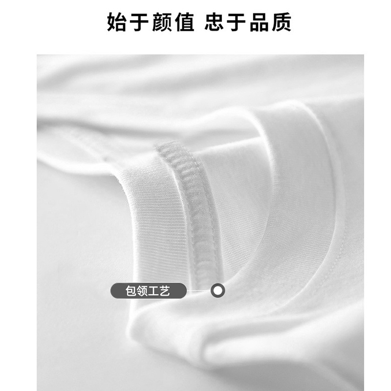 NRVP Áo thun cotton tay ngắn cổ tròn thời trang mùa hè phong cách Hàn Quốc cho nữ