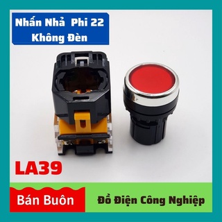 Nút nhấn nhả phi 22, nút nhấn đề phi 22 không đèn, nút nhấn phi 22 [Màu Đỏ]