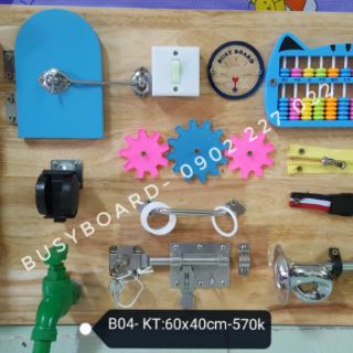 B05-Busy board- Bảng bận rộn cho bé