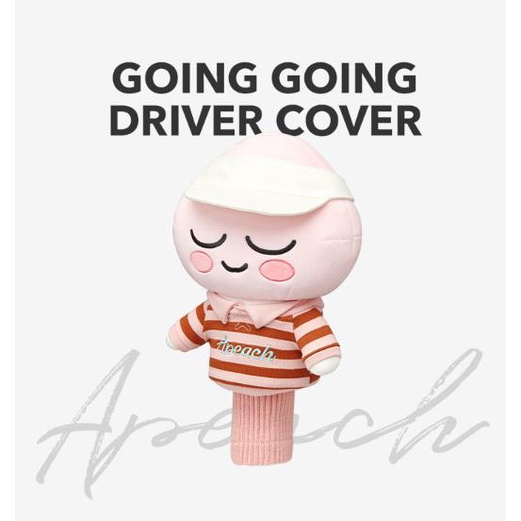 Đào Apeach bọc đầu gậy Golf Driver Cover : Kakao Friends Golf