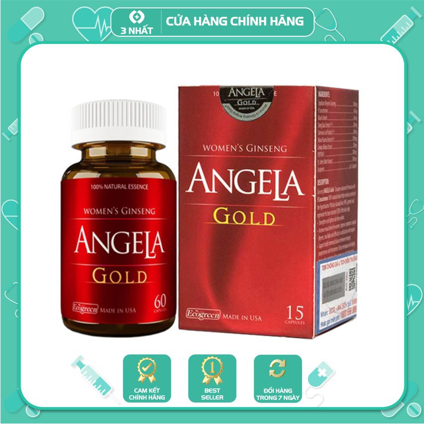 Sâm Angela Gold bổ sung nội tiết tố cải thiện sức khỏe sắc đẹp, Women's Ginseng Angela Gold BN033