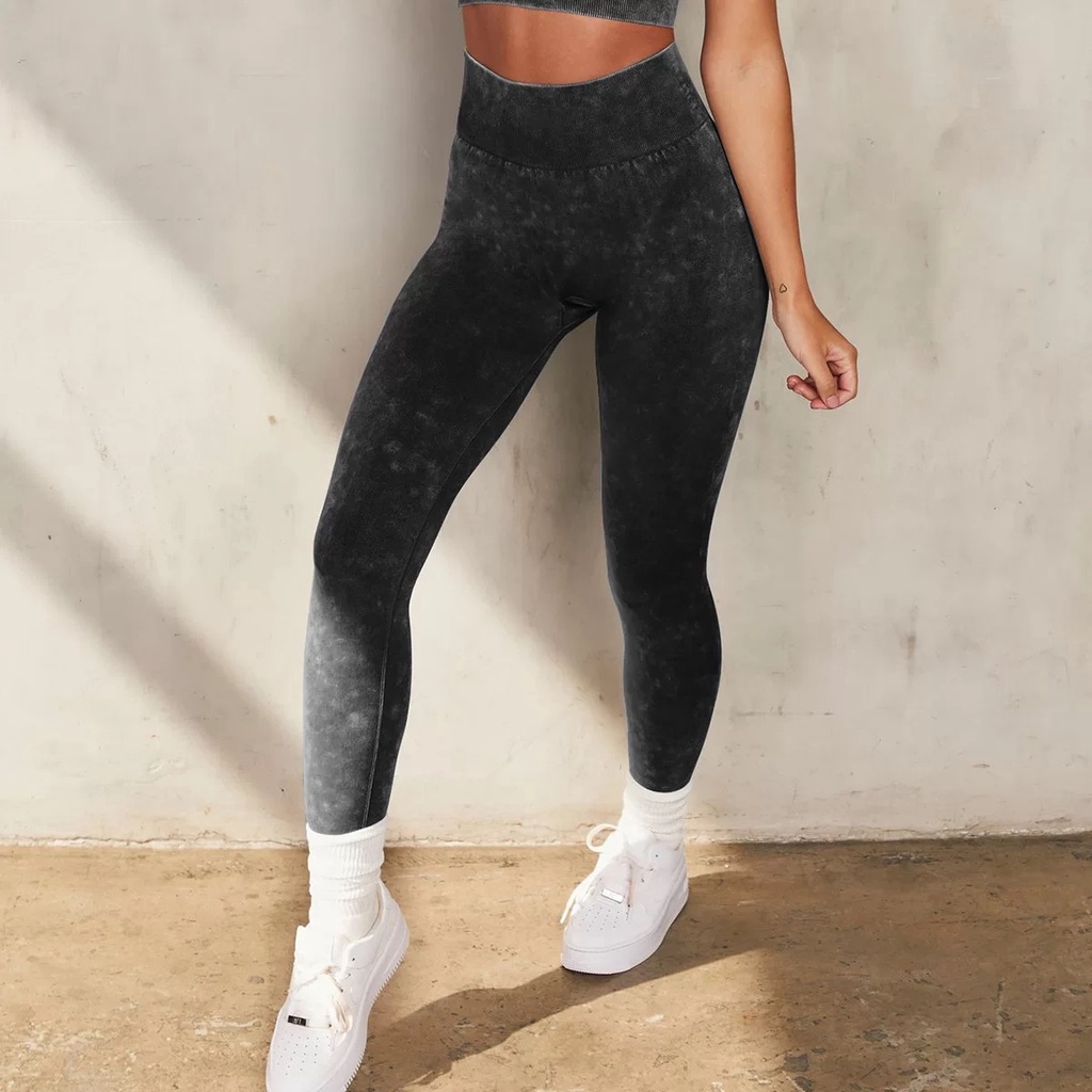Quần legging thể thao HOPPE FUMENG dáng dài nâng mông thời trang cho nữ