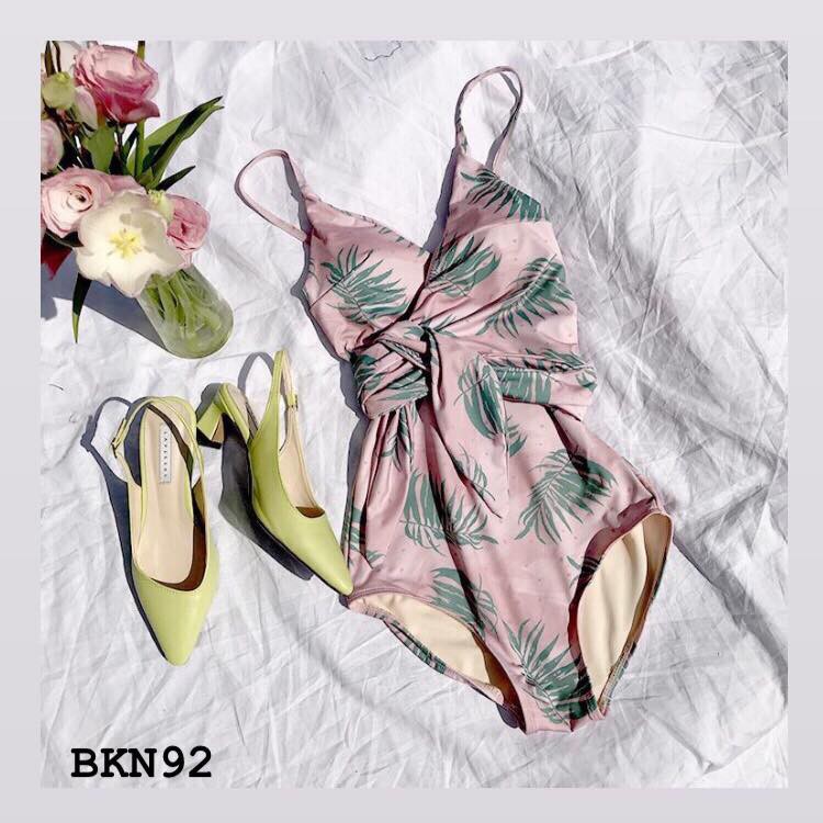[BKN92] &lt;HÀN&gt; BODYSUIT HỒNG NƠ EO KIỂU HÀN