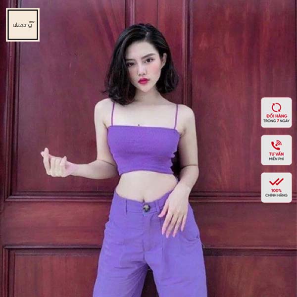 Áo Hai Dây Sợi Bún Nhiều Màu Cotton Freesize 40-55KG