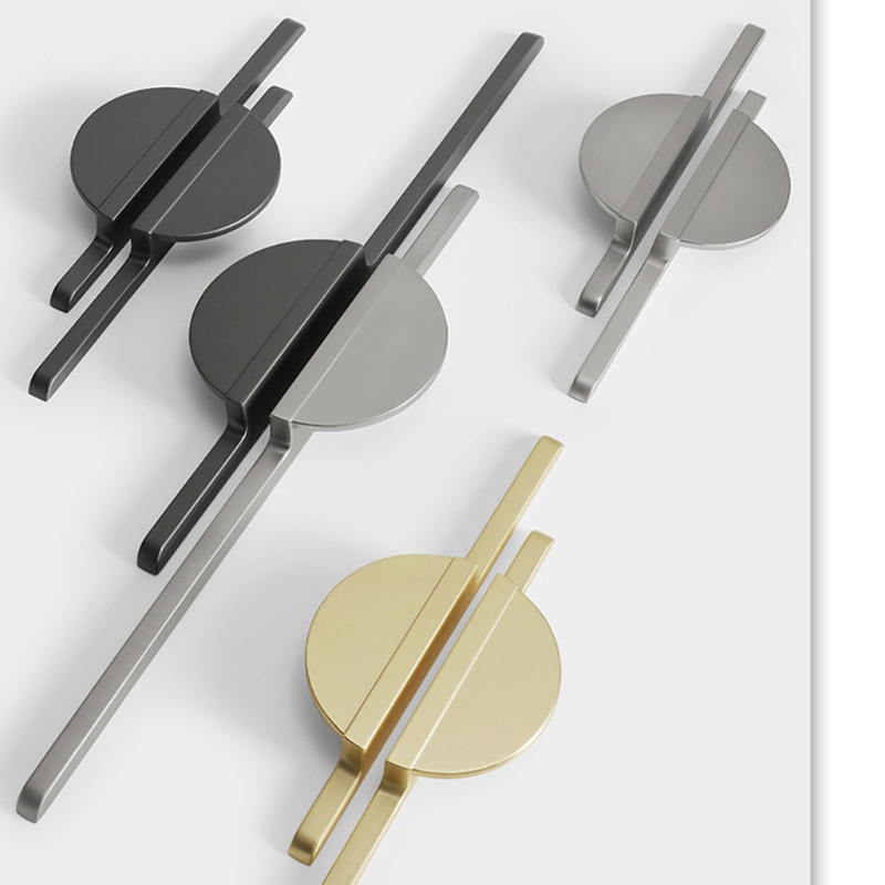 Tay Nắm Ngăn Kéo Tủ Hình Bán Nguyệt Dễ Lắp Đặt Tiện Dụng