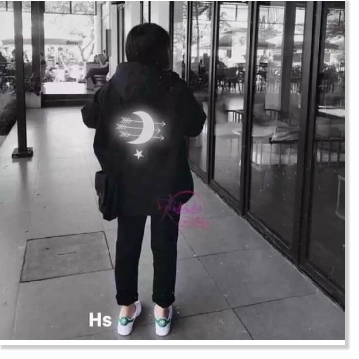 ÁO KHOÁC DÙ PHẢN QUANG UNISEX MŨI TÊN MẶT TRĂNG CỰC CHẤT SIÊU ĐẸP THỜI TRANG KME FASHION