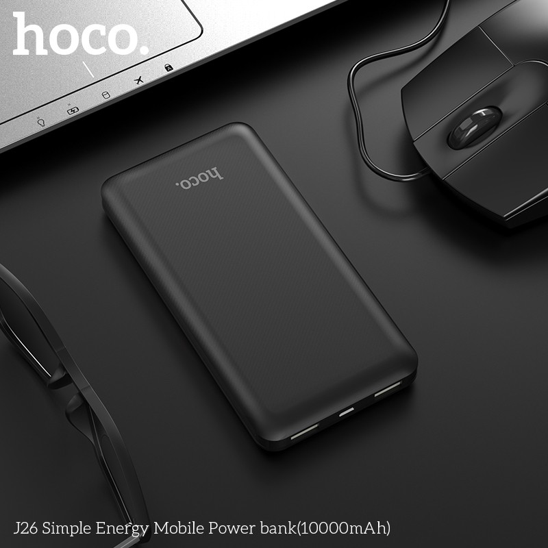 Sạc Dự Phòng hoco. J26 10000mah Tiện Dụng Dễ Mang Theo