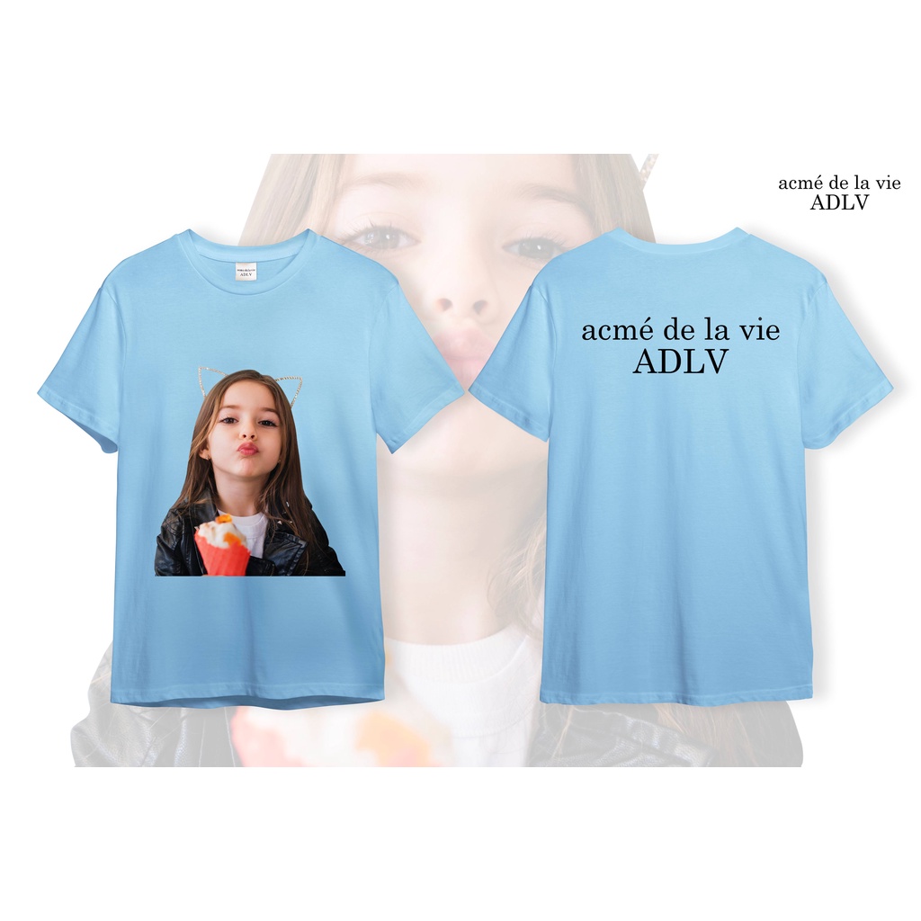 Áo ADLV Thun Cotton CAO CẤP   - Mẫu 19 - Bé Gái Tai Mèo