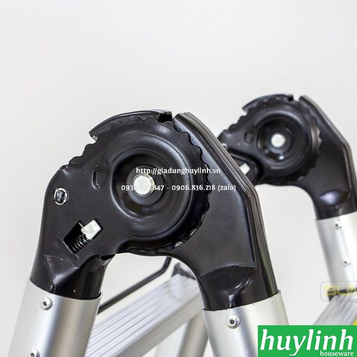Thang nhôm rút đôi chữ A Sumika SK380D New - 3.8 mét - tải trọng 300kg