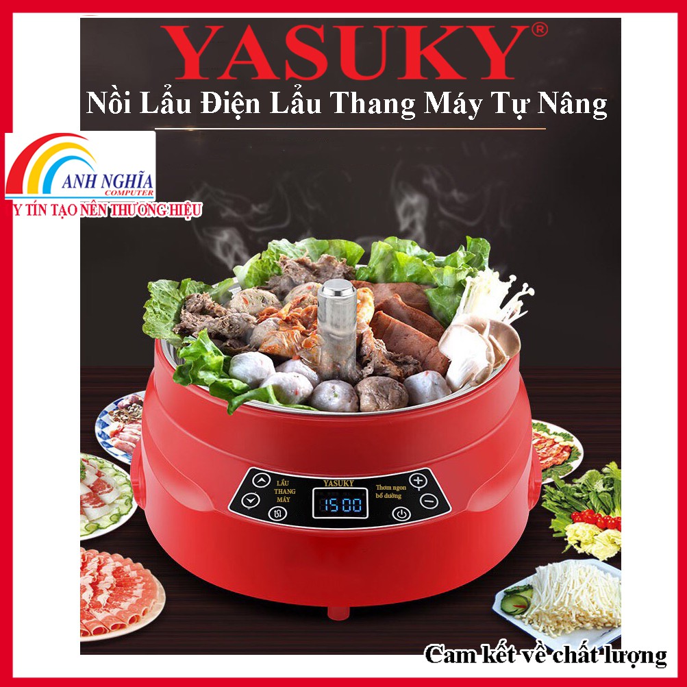 Nồi Lẩu Điện Lẩu Thang Máy Tự Nâng YASUKY model XY-802 Thông Minh, Công Nghệ Nhật Bản, bảo hành chính hãng 12 tháng