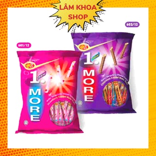 Bánh mini 1 more vanilla cream coated wafer rolls win2 - gói 360g