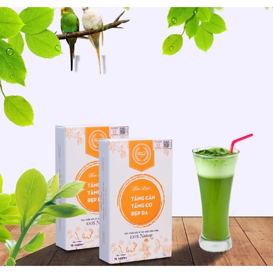 Tăng cân VINCENT thảo dược tăng cân- tăng cơ liệu trình 15 ngày tăng từ 1-3kg an toàn- hiệu quả , chính hãng