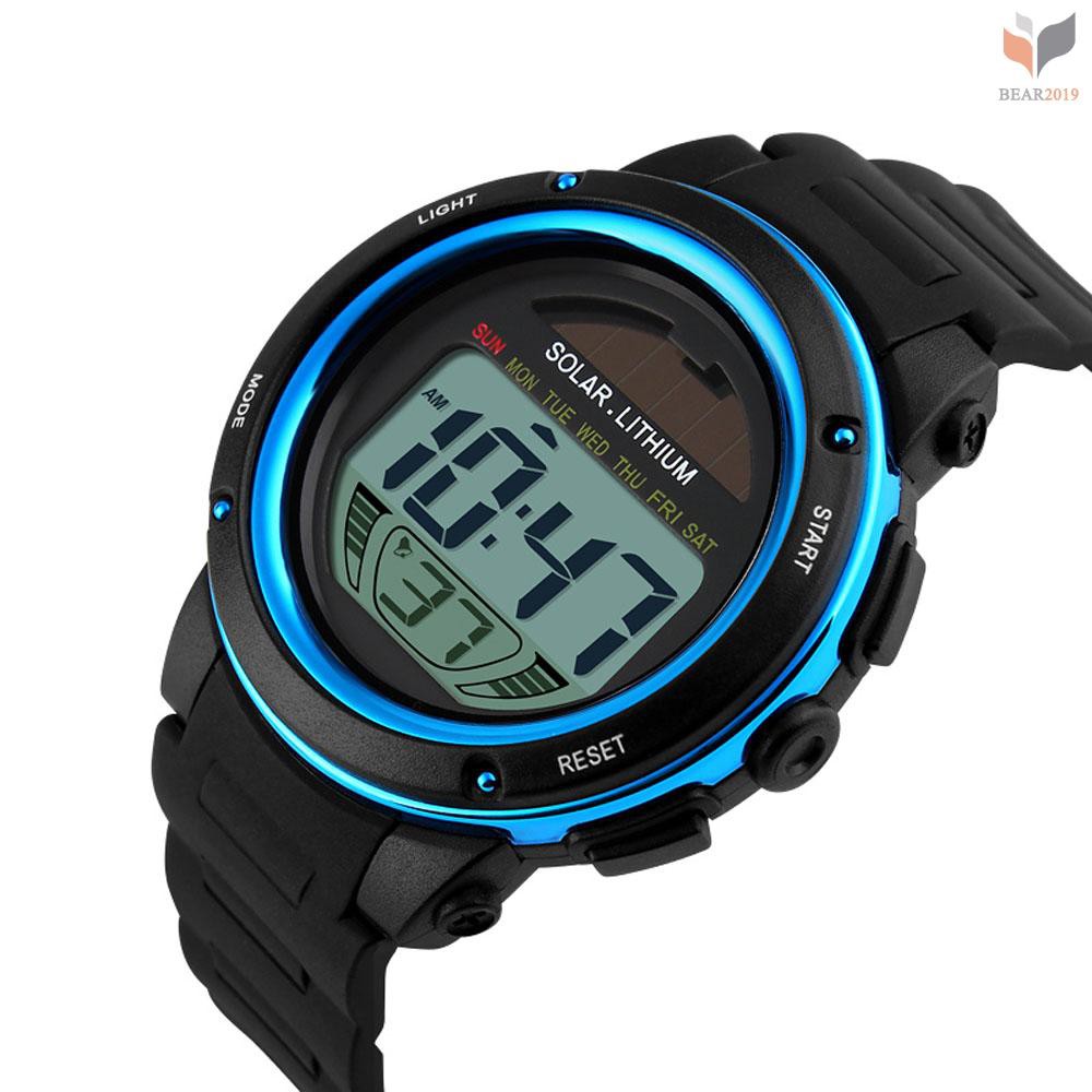 Đồng hồ thể thao kỹ thuật số SKMEI năng lượng mặt trời đa năng kháng nước 5ATM cho nam | BigBuy360 - bigbuy360.vn
