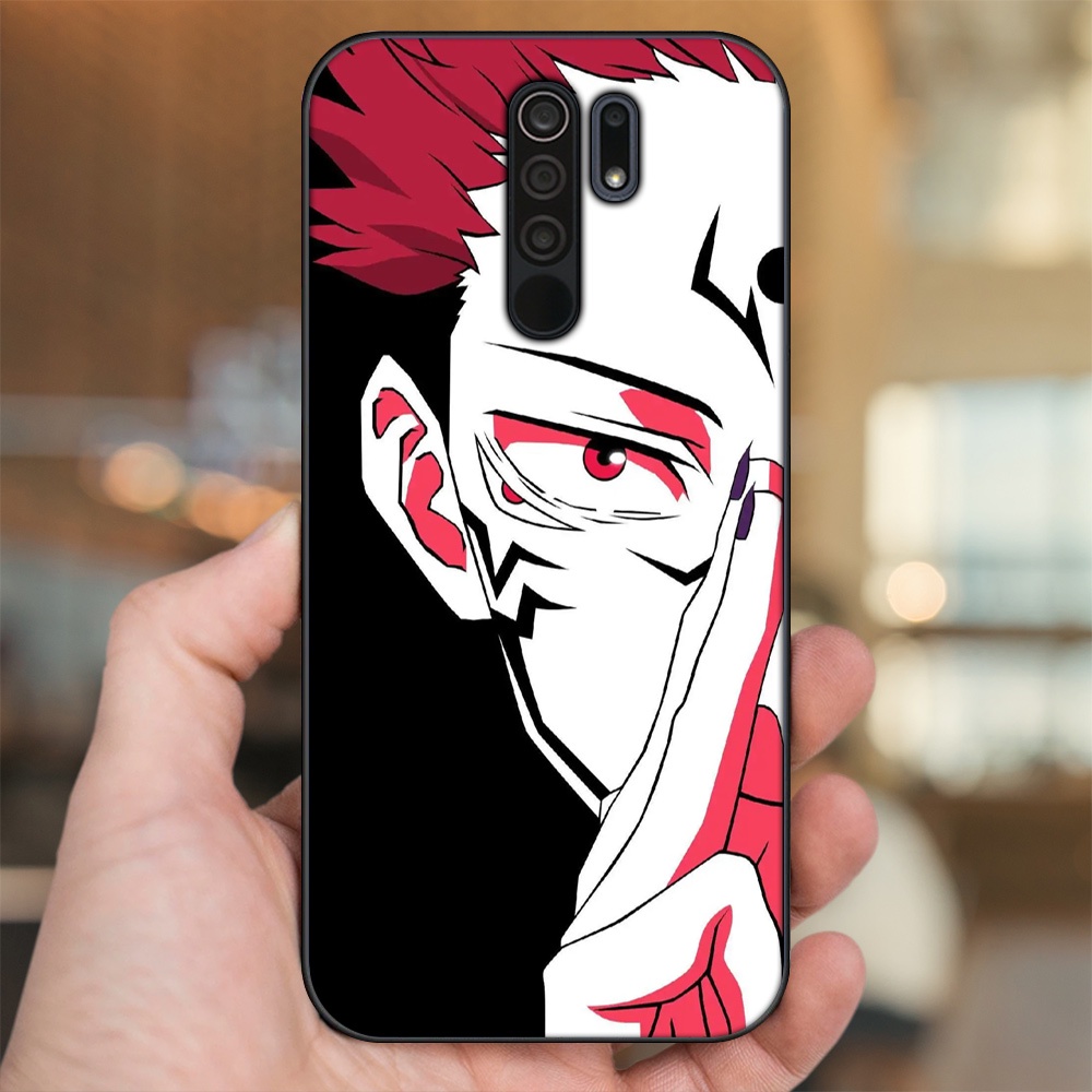 Ốp lưng Xiaomi Redmi 9 viền đen in hình Yuji Jujutsu Kaisen