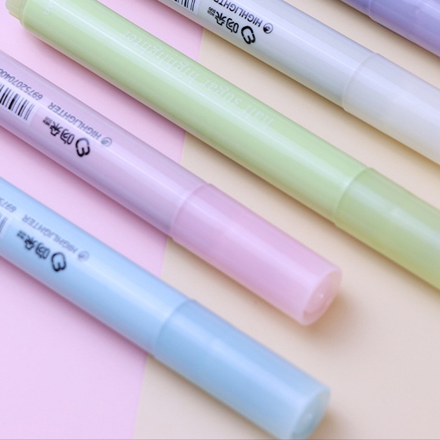Set 6 5 4 Bút Dạ Quang Highlight Nhiều Màu Pastel