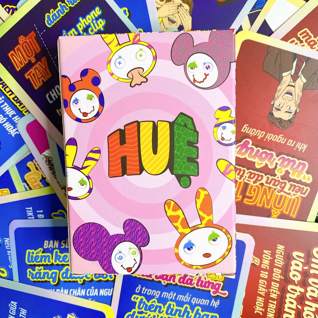 Bộ bài huệ drinking game boardgame cho cặp đôi nhóm bạn hottrend nhiều mẫu Deme